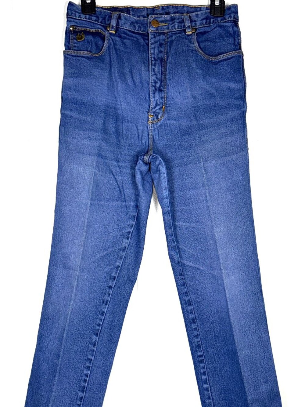 VTG Gloria Vanderbilt Murjani High Rise Denim Blue Jeans Swan Stretch Womens 12